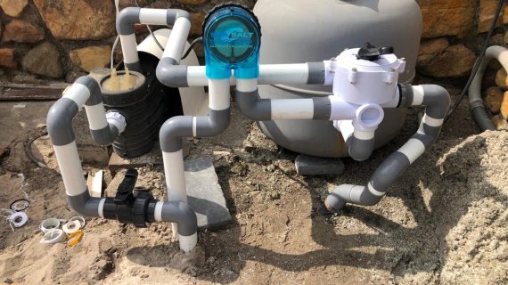 pool pump water leak detection